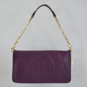 Tory Burch Reva Clutch Plum